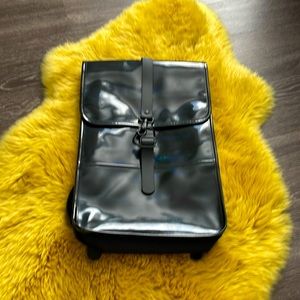 NWOT - Rains Waterproof Backpack - Liquid Black